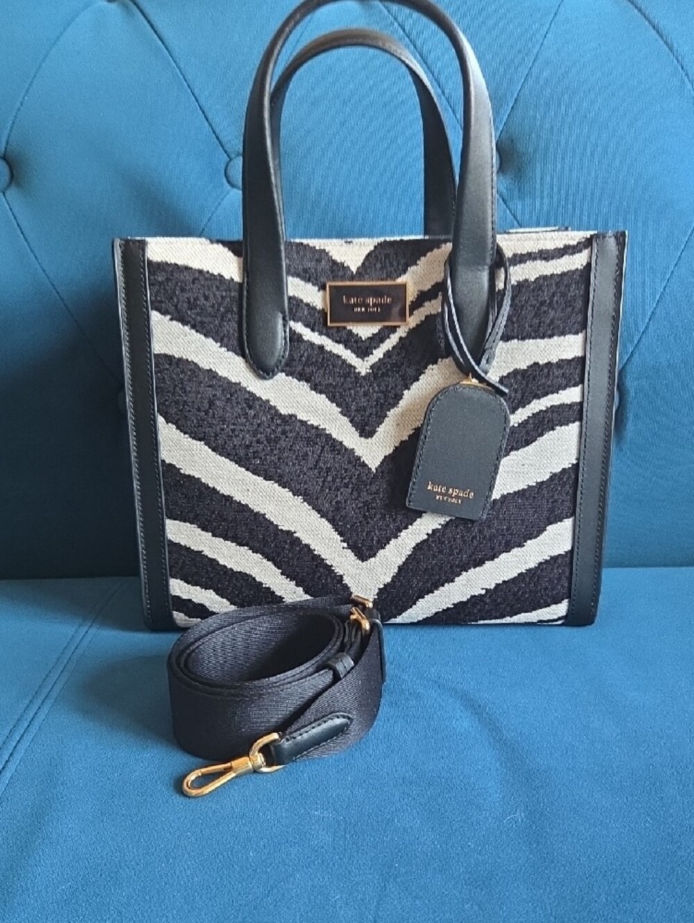 KATE SPADE Zebra Satchel